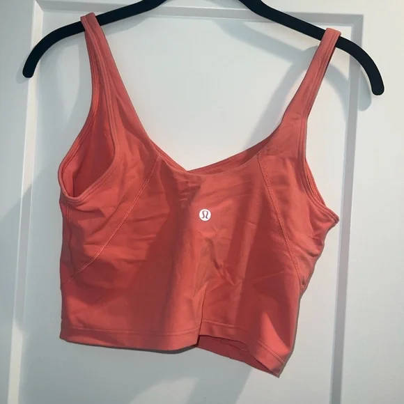 Coral V-Neck Women's Top - Picture 3 of 5